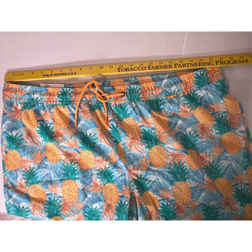 Men's Size XXL Swim Trunks Pineapple Print Drawstring‎ NWT 1of2 - Picture 5 of 8